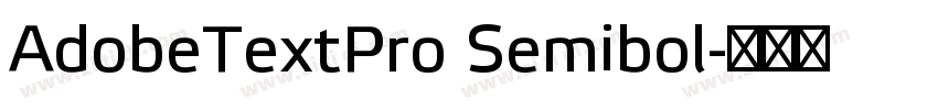 AdobeTextPro Semibol字体转换